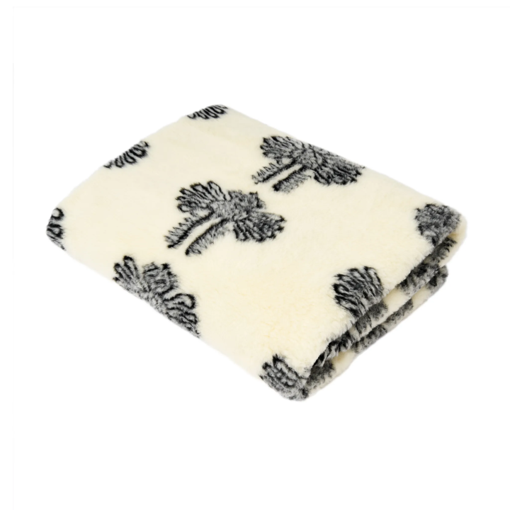 Ciepły koc, narzuta góralska w regionalne wzory, koc w parzenicę - numer 302