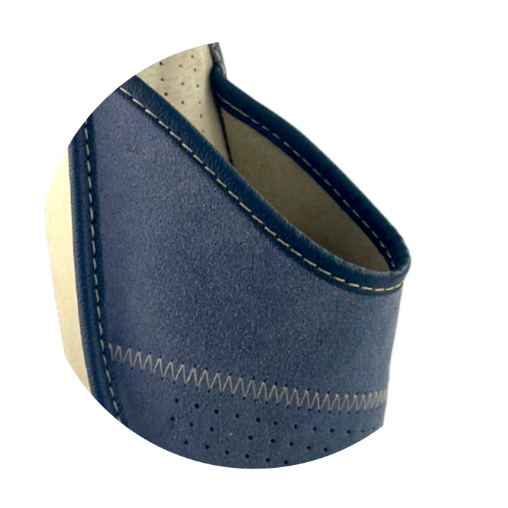 Zamszowe szare kapcie męskie, skórzane pantofle męskie welurowe