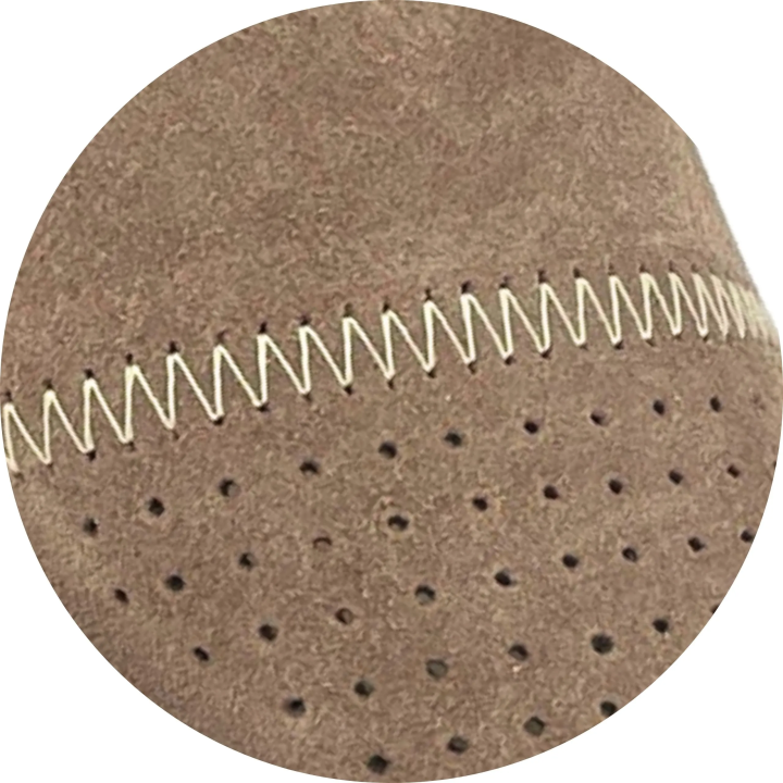 Brązowe ciapki damskie, skórzane pantofle damskie domowe