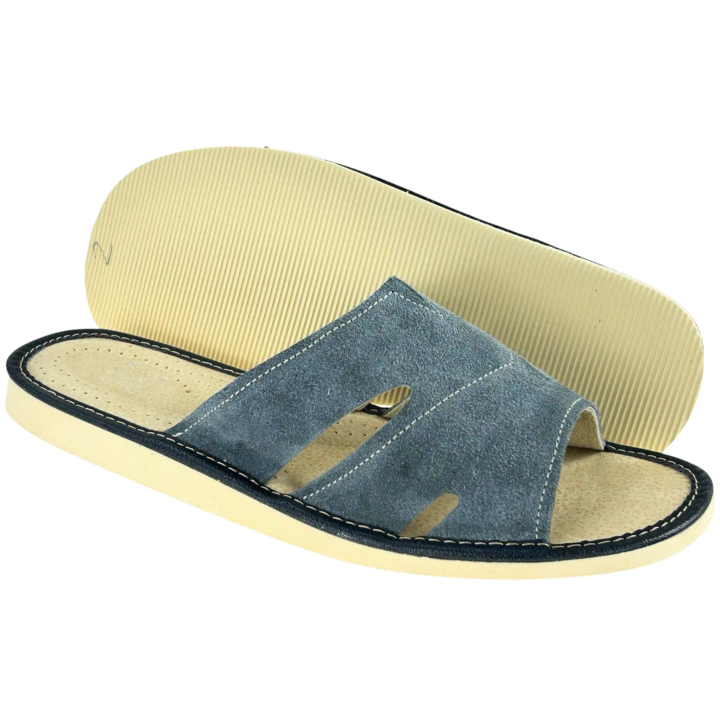 Kapcie męskie skórzane wygodne Kapcie męskie domowe