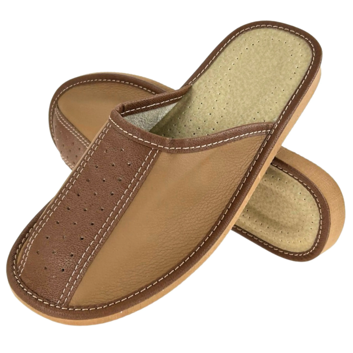 Kryte pantofle męskie Kapcie męski domowe Tanie Laczki męskie