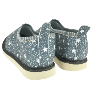 Bambosze filcowe damskie w gwiazdki domowe kapcie damskie - numer 486