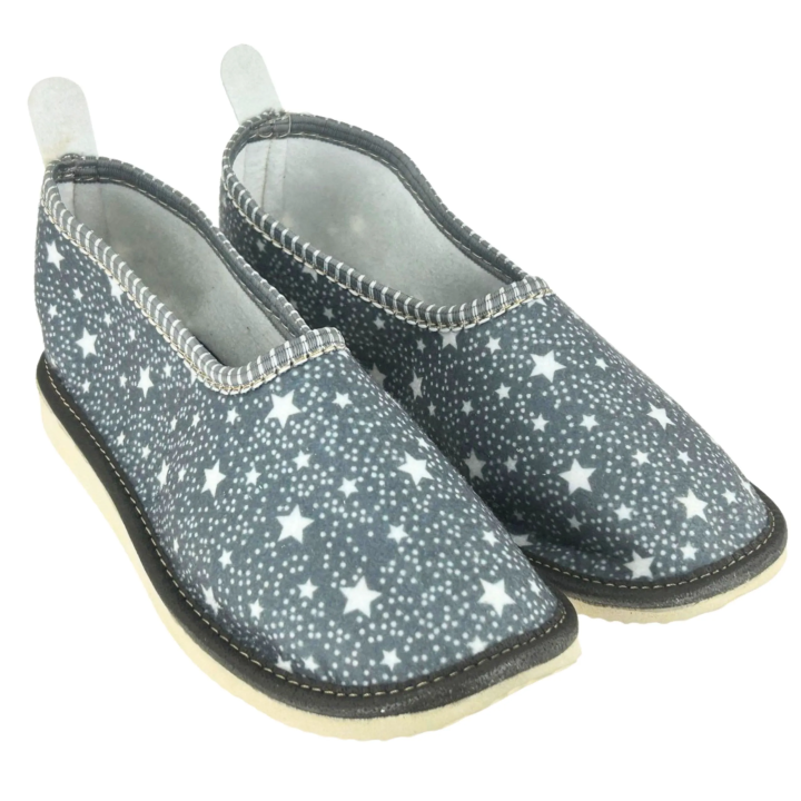 Bambosze filcowe damskie w gwiazdki domowe kapcie damskie