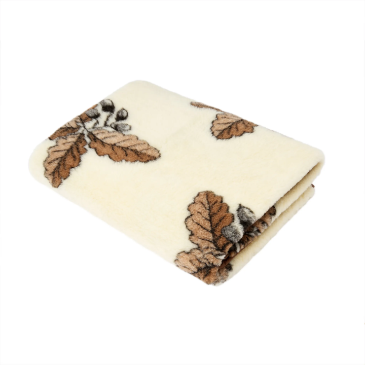 Narzuta Pled Ciepły koc Góralski miękki kocyk z wzorem liści klonu - numer 506