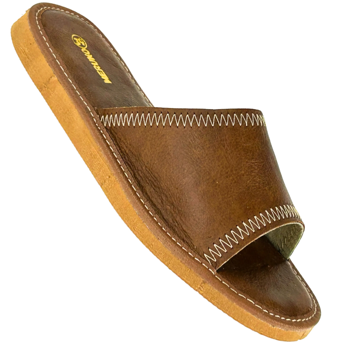 Kapcie Damskie Skórzane Wygodne Laczki Domowe Pantofle Domowe Lekkie