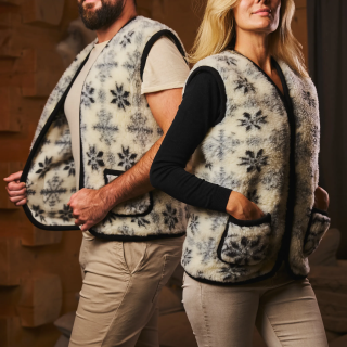 Kamizelka damska, kamizelka męska, bezrękawnik góralski, serdak