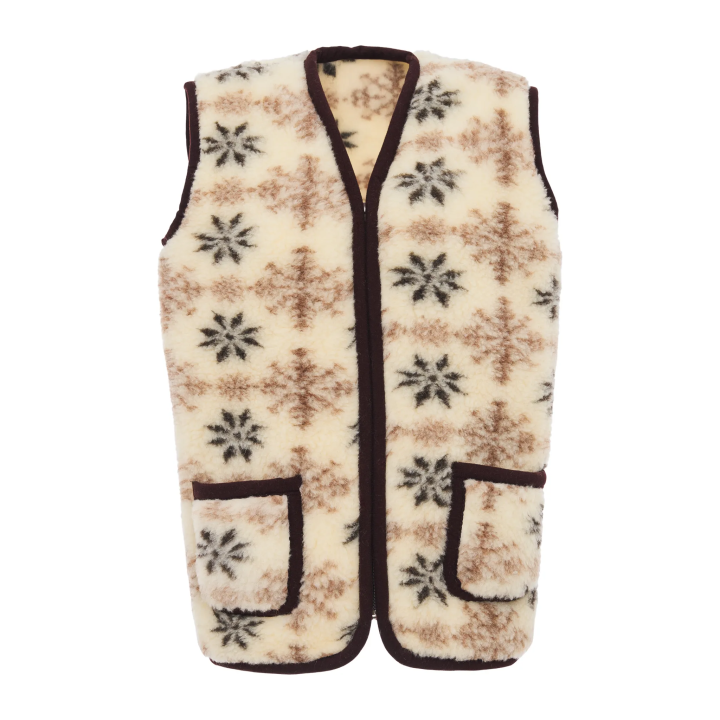 Kamizelka damska w gwiazdki Bezrękawnik męski ciepły