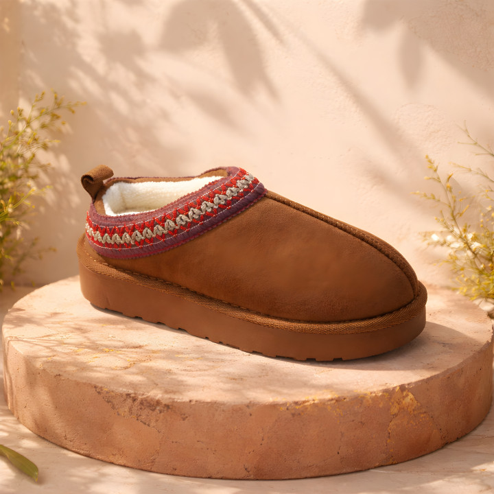 Ciepłe buty damskie Wygodne kapcie domowe