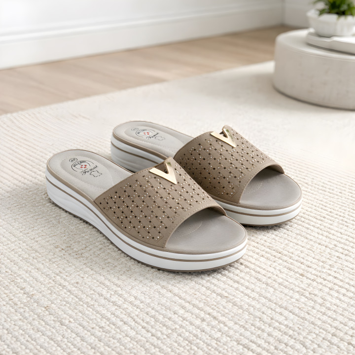 Wygodne kapcie domowe Buty damskie