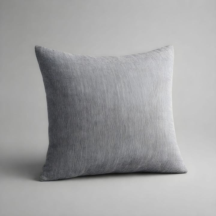 Poszewka w stylu regionalnym, szara poszewka dekoracyjna