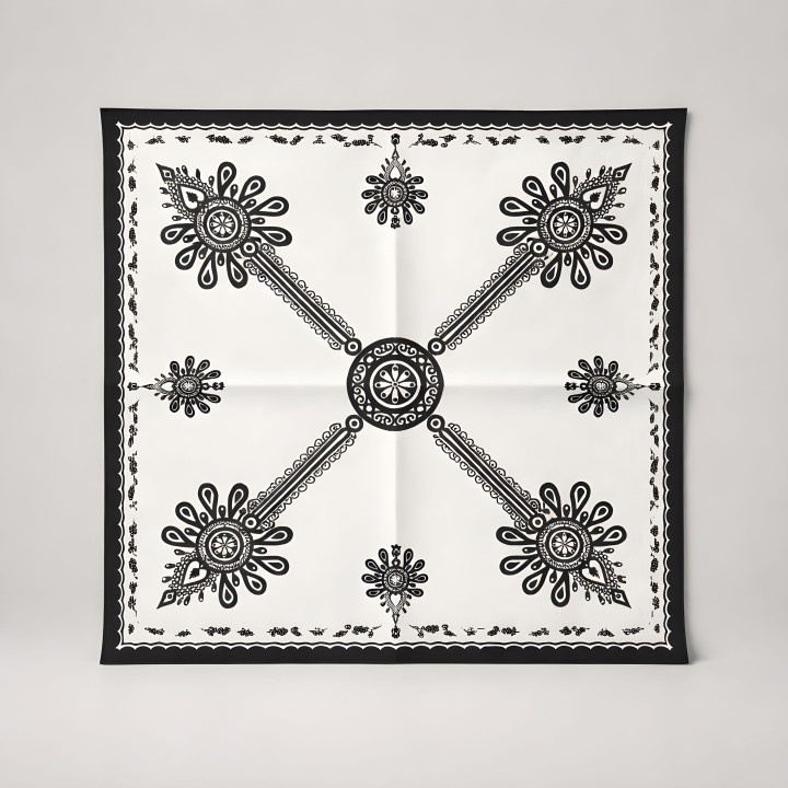 Biała serweta, Serweta w stylu góralskim