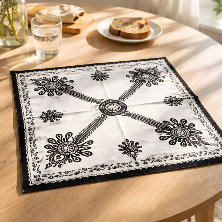 Biała serweta, Serweta w stylu góralskim