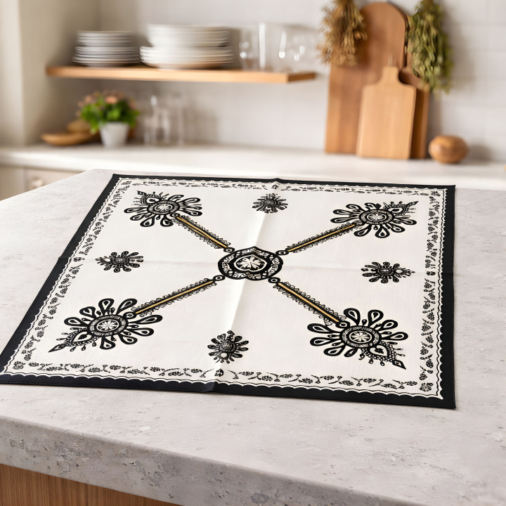 Biała serweta, Serweta w stylu góralskim