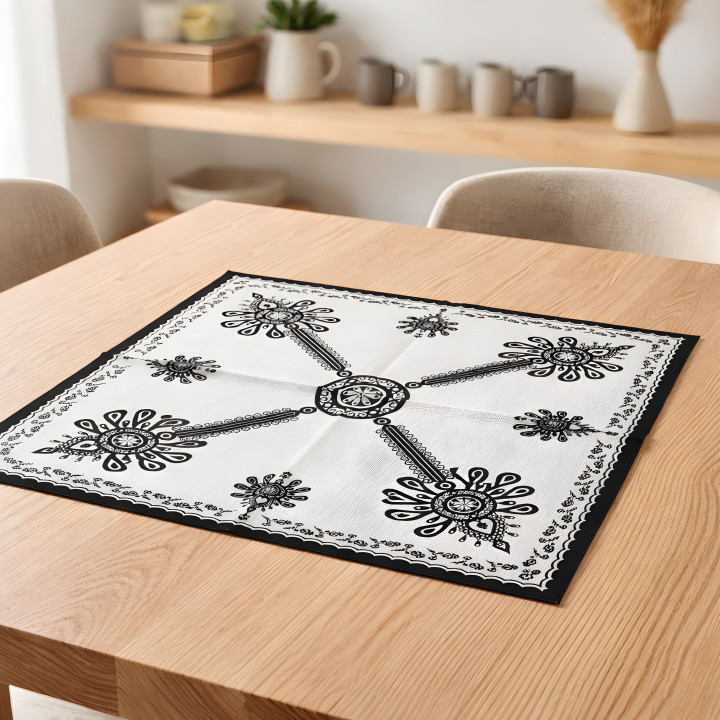 Biała serweta, Serweta w stylu góralskim