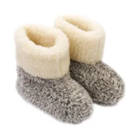 Ciepłe, wełniane kapce góralskie, bambosze wełniane, wełniaki - numer 225