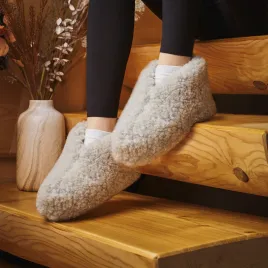 Bambosze kapcie domowe niskie Futrzane Laczki góralskie - numer 529