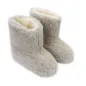 Szare bamboszki domowe Ciepłe laczki Kapcie - numer 532 Szare bamboszki domowe Ciepłe laczki Kapcie - numer 532