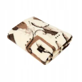 Narzuta Pled Ciepły koc Góralski miękki kocyk z wzorem liści klonu - numer 533