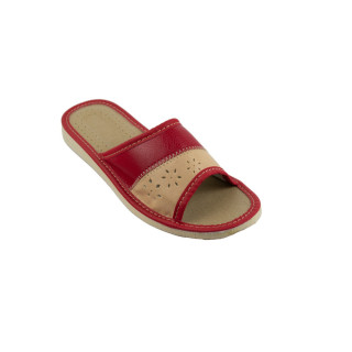 Kapcie damskie domowe, łączone kolorami ciapy domowe damskie