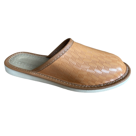 Zakrywane pantofle domowe, wygodne lacie pantofle damskie - numer 118