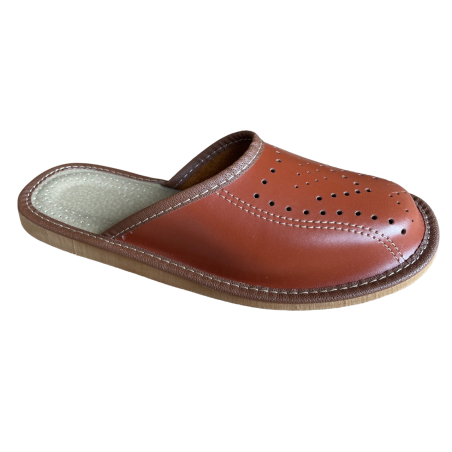 Kryte klapki męskie domowe, buty domowe dla mężczyzn - numer 128