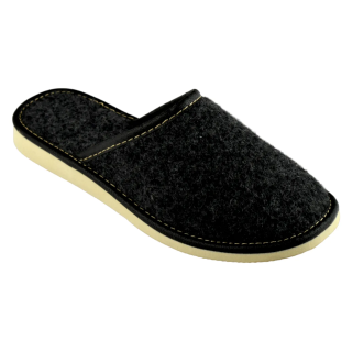 Kapcie damskie z naturalnego włoskiego filcu, produkt oryginalny