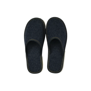 Kryte kapcie damskie z naturalnego filcu, kapcie z wełny 100%