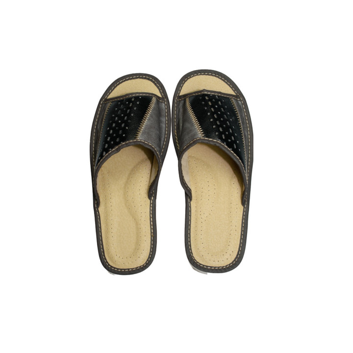 Pantofle domowe męskie, łączone kapcie dla Panów, klapki męskie domowe