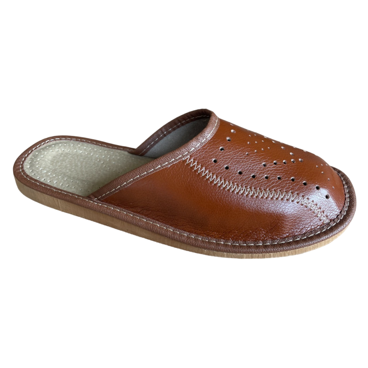 Kryte kapcie męskie, domowe pantofle męskie, laczki męskie