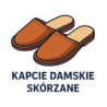 Kapcie damskie skórzane